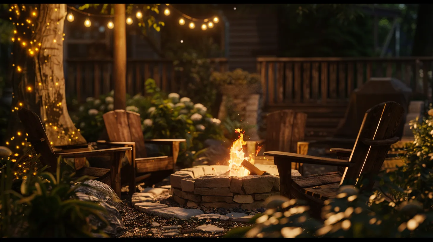 Rustic Outdoor Fire Pit Ideas for Atlanta Backyards